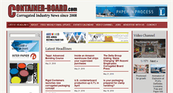 Desktop Screenshot of container-board.com